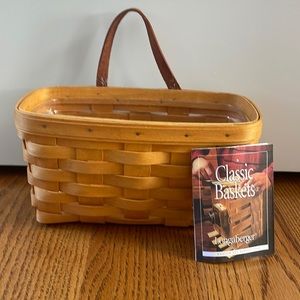 Longaberger 2002 Medium Key Basket with Protector